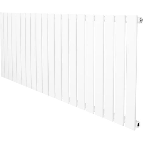 Flat Single Column Radiator - 600 x 1400mm – White (1/5)