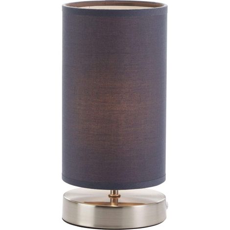 Lampada BRILLIANT Lampada da tavolo Clarie ferro/grigio 1x D45, E14, 40W, adatto per proiettori a caduta (non inclusi) Scala da A ++ a E Con interruttore a cavo (1/5)