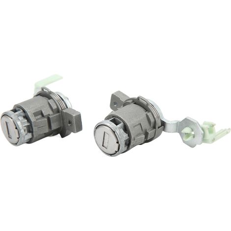 Cylindre de serrure de porte avant 72185 S9A 013, ensemble de barillets gauche et droit avec 2 clés pour Civic CR‑V Element Odyssey S2000 (1/5)