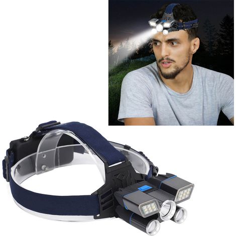 Hochleistungs-Wiederaufladbare Stirnlampe TD11801 für den Outdoor-Einsatz, mit 9 Leistungsstufen, L2-LED, großer Reichweite und extrem hell, wasserdicht, ideal zum Angeln und für den Bergbau. (1/5)
