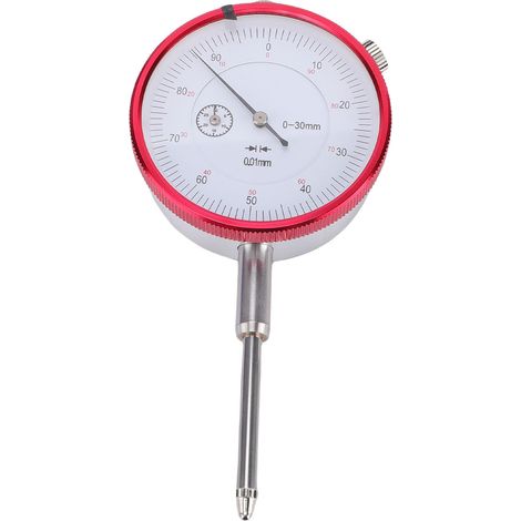 Comparateur à cadran industriel de précision, plage de mesure 0-30 mm, résolution 0,01 mm (1/5)