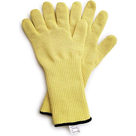 1 paire de gants de travail résistants à la chaleur en fil d'aramide - Longs et courts pour protéger le poignet - Résistants à la chaleur (1/5)
