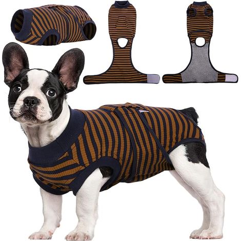 Dog Cat Recovery Suit for Dogs Cats After Surgery Abdominal Wounds Protection Skin Disease Alternative to Electronic Pet Collar