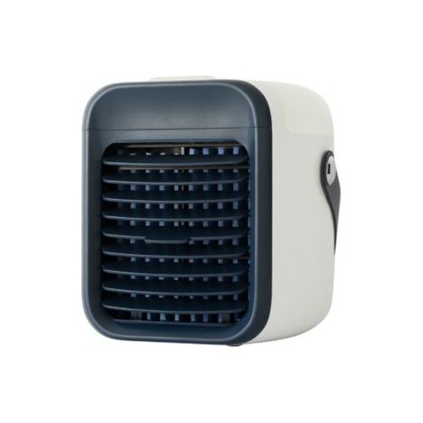 Die kabellose Mini-Klimaanlage mit USB-Ladefunktion verfügt über 3 Geschwindigkeitsstufen und ein 7-LED-Nachtlicht und ist ideal für den persönlichen Gebrauch und zur Kühlung. (1/5)