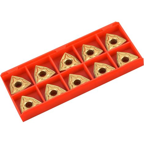 10 Stück WNMG 432 / WNMG0804 CNC-Hartmetall-Dreheinsätze für Drehmaschinen (1/5)