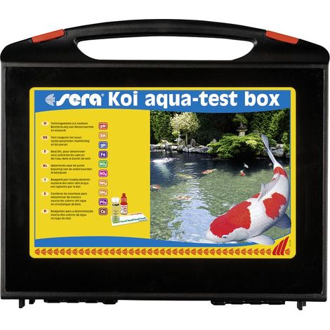 Sera Koi Aqua-Test Box Schwarze Tasche für Aquarium