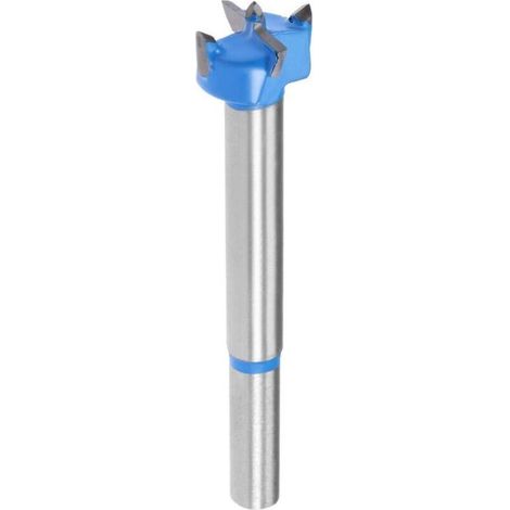 Forstner Forets 17 mm, ouvre-tarière en carbure de tungstène pour scie cloche à bois, perçage de trous de charnière pour le travail du bois (bleu, gris)