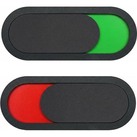 Panneaux de porte libre occupé 2 pièces – Panneaux coulissants de confidentialité 10 x 4 cm – Signalétique adhésive pour toilettes bureaux salles de bains hôtels et salles de réunion – Noir (1/5)