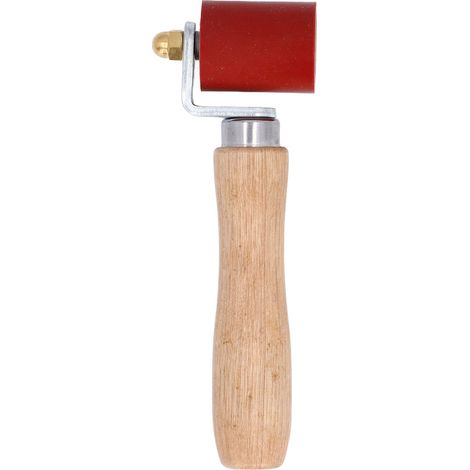 [JAMAIS UTILISÉ]Rouleau de pression manuel professionnel en silicone haute résistance à la température pour le soudage des joints de toitures PVC (rouge) (1/5)