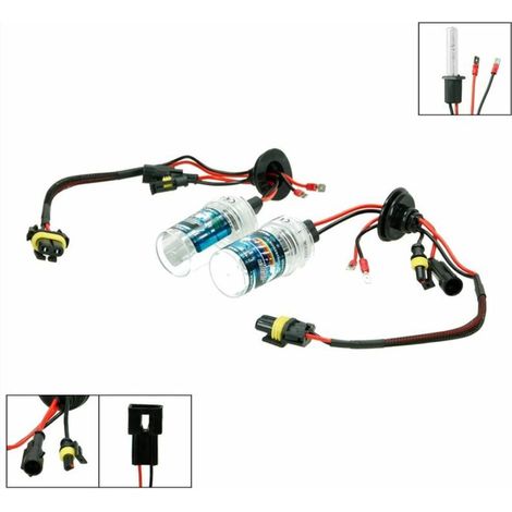 Kit HID xénon ampoules H7 6000K lampe feux phare de rechange universelle (1/3)