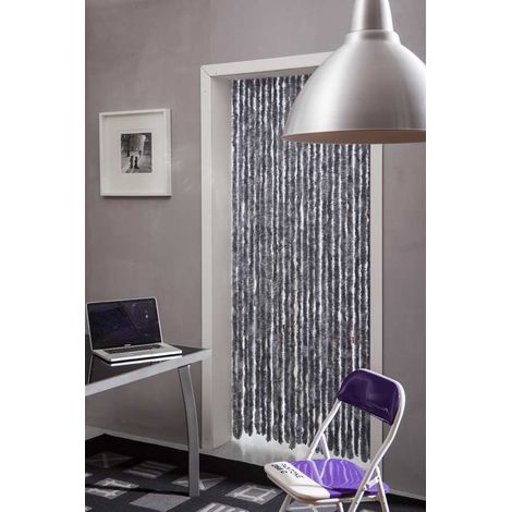 TENDA PER PORTA CINIGLIA 120X230 GRIGIA (1/2)
