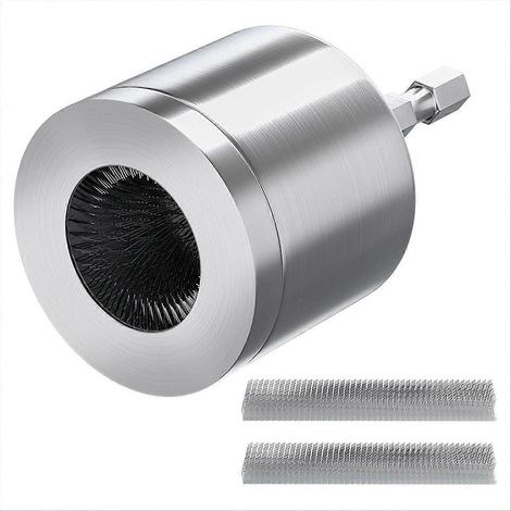 Nettoyeur de tube cuivre métallique 1/2 pouce avec brosse de remplacement pour tuyauterie (1/5)
