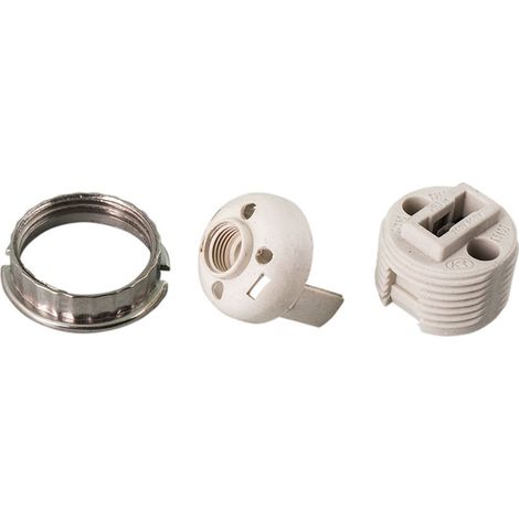 Lámpara interlusa 3 piezas porcelana blanco G9