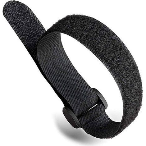 5pcs - 25 x 500mm,Noir- Attache Cable Et Boucle,Scratch Cable,Attache Cable Scratch,Attache Cable Réutilisables,Sangle Réutilisable Câble De PC, L'organisation Des Câbles,La Télévisio (1/5)