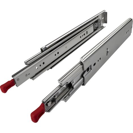 Schwerlastauszug belastbar bis 250 kg Länge 12" / 305 mm Teleskopauszug Schubladenauszug KV1 von JUNKER