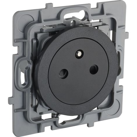 DEBFLEX - CASUAL EVO MECANISME PRISE 2P+T PUIT AFFLEURANT NOIR (1/3)