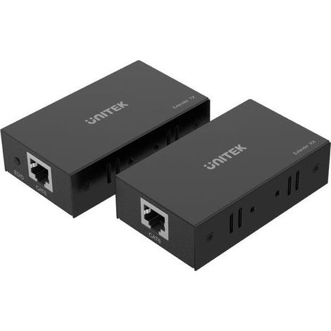 UNITEK V100A extensor HDMI por RJ45 hasta 60 m Full HD 60 Hz negro (1/3)