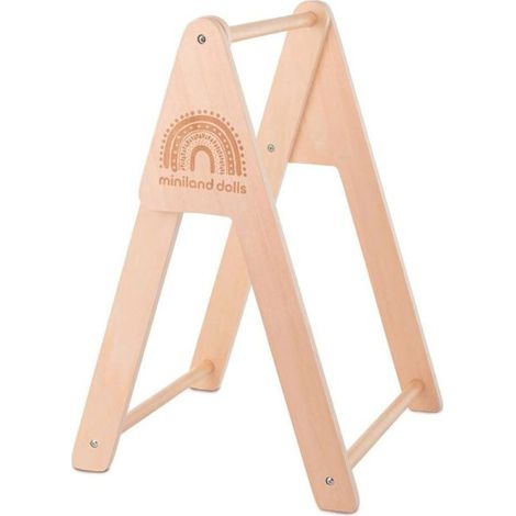 Miniland 31194 Appendiabiti in legno per bambole, 44 cm