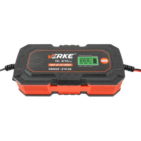 Cargador Microprocesador Para Batería 6V 12V Verke Z10A