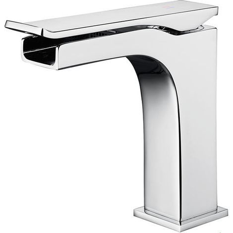 Robinet de lavabo à poser chrome de chez Hudor () Mitigieur idéal pour une salle de bain au style moderne, antique, classique, ou industriel Marque engagée ( ° ° ) = ('-') Luttons contre le gaspillag