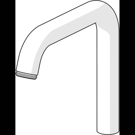 Hansa Auslauf 59914427 Ausladung 152mm Chrom (1/2)