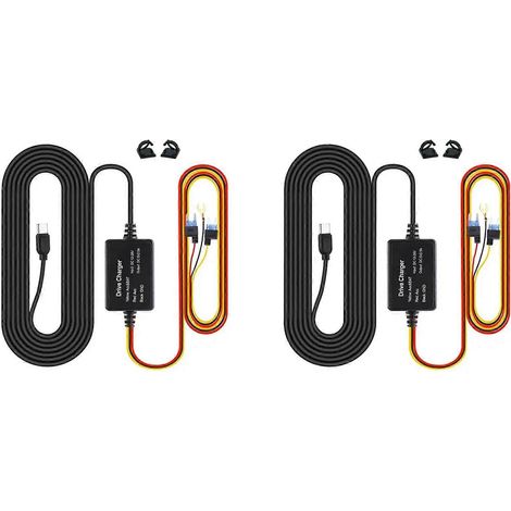 2x für 70mai Hardwire Kit UP03 Nur Typ-C-Anschluss für 70mai A810 X200 Omni M500 24H Parkmonitor Stromleitung (A) (1/5)