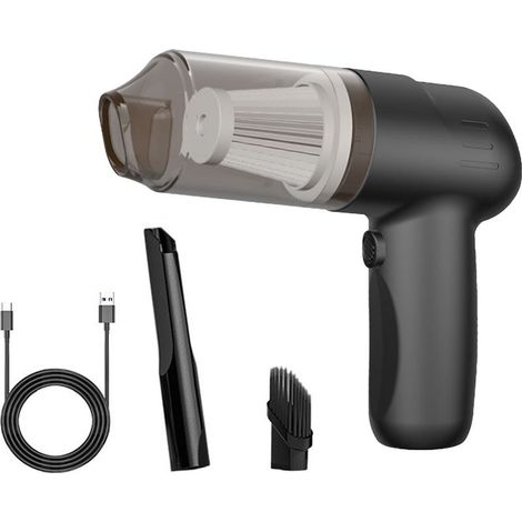 Aspirateur de voiture sans fil, haute puissance 9000Pa, rechargeable, 100W, pour le bureau.