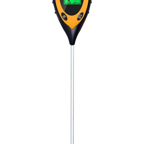 Dispositivo para medir la temperatura, la humedad y el pH del suelo, apto para uso en interiores y exteriores. (1/5)