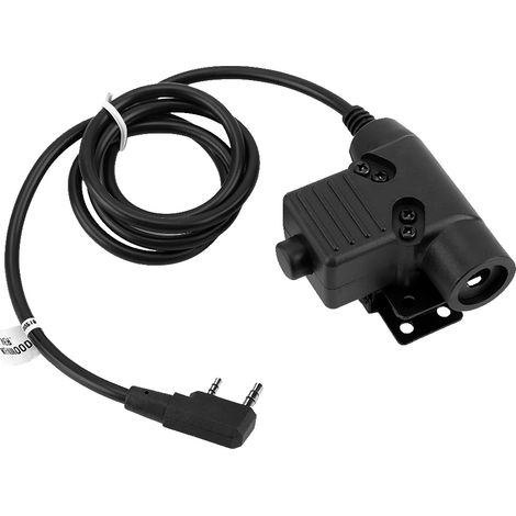 Adaptateur de prise pour câble militaire, microphone pour talkie-walkie, casque audio, écouteurs (1/5)