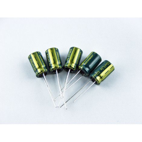 Kondensator 820µF 6,3V WL. LOW.ESR 5 Stück 8x14mm Jamicon