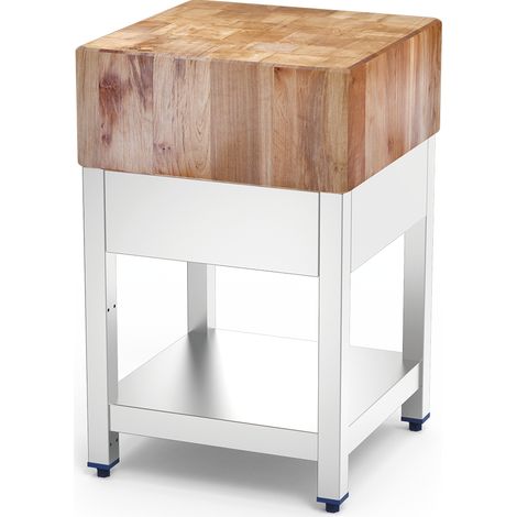 Billot de Boucher Inox et Bois de Bouleau - Fricosmos (1/3)