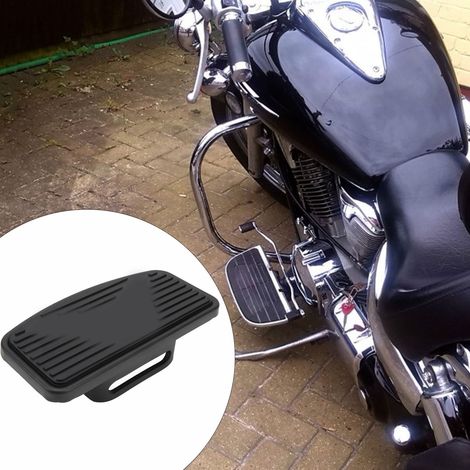 Pedane passeggero regolabili per pianale posteriore moto, 1 paio, per VTX1300 VTX1800, nere. (1/4)