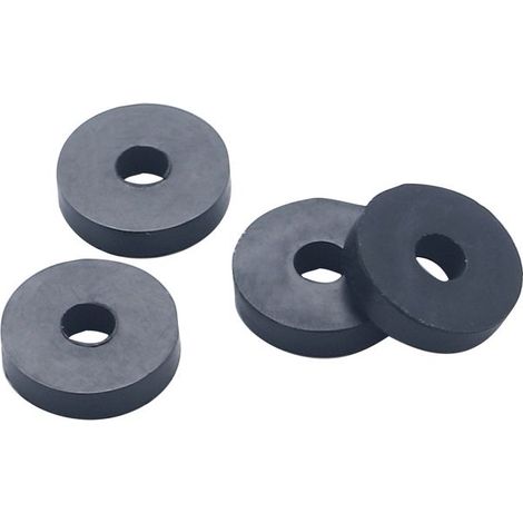 Válvula Perforada EPDM Negra Para Grifo y Montura QUICK PLOMBERIE 4x13x3 (x4)