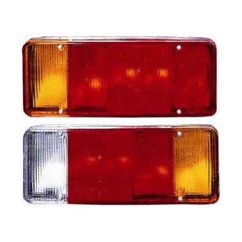 Cabochon de feu arrière gauche Iveco Daily plateau et benne 1989-2006