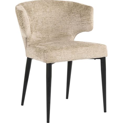 Chaise Taylor Fusion Désert Ignifuge Richmond - Beige Texturé Style Désert Essentiel (1/5)