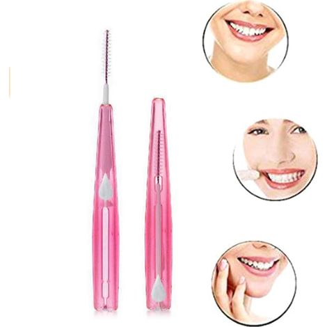 60 cure-dents, brossettes interdentaires, têtes de nettoyage interdentaire, brosse d'hygiène buccale, tailles disponibles