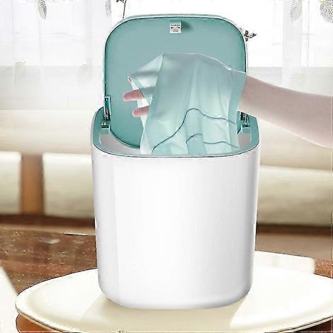 Mini machine à laver portable à ultrasons avec un réservoir d'eau d'une capacité de 1,7 kg, adaptée au lavage des petits vêtements et des sous-vêtements. (1/5)