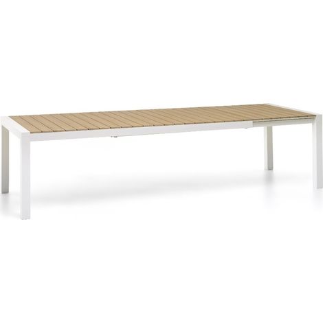 Tavolo Allungabile Santorini Bianco 220x292x100 cm