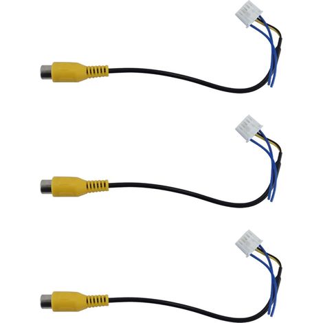 Faisceau de câbles à 10 broches pour caméra de recul, adaptateur pour autoradio et caméra de recul, adaptateur d'entrée vidéo pour Android (1/5)