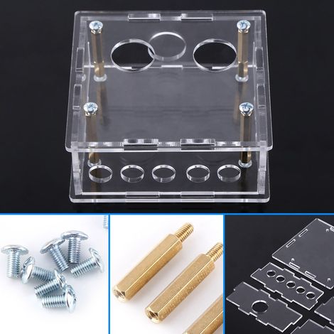 Boîtier de protection en acrylique pour carte préamplificateur à tube 6J1 - Kit complet (1/5)