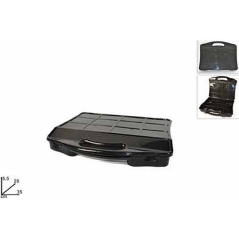 TrAdE Shop Traesio - Valigetta Portaminuterie 10 Scomparti In Plastica Multiuso Organizer Attrezzi -