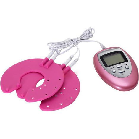 Appareil électronique de massage et d'augmentation mammaire pour femmes : stimulateur musculaire et masseur à pulsations pour l'agrandissement des seins. (1/5)