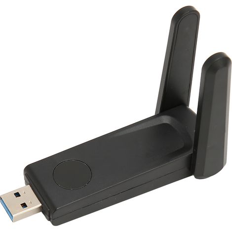 WLAN-USB-3.0-Karte (600 Mbit/s, Dualband 2,4 GHz/5 GHz) für Windows-PCs (Windows 10, 8, 7, XP)