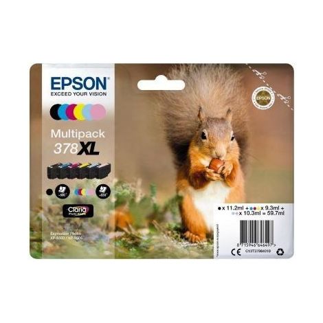 Epson Squirrel 378XL cartuccia d'inchiostro 1 pz Originale multipack color