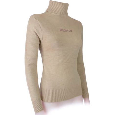 Unica, Beige: Dolcevita da donna modello Carolyne con interno in pelo