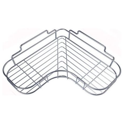 Punch-free kitchen bathroom stainless steel shelf triangle toilet corner hanger storage drainer (1/4)