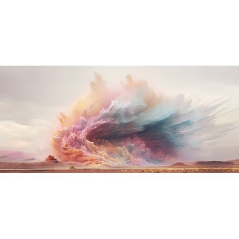 Tableau sur verre synthétique éclat de sable 65x145 cm - Impression sur Verre synthétique - Image HD  imprimée sur Verre synthétique - Tableau mural décoratif - Fabriqué en France (1/4)