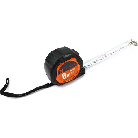 Cinta métrica de acero, 8 m, 27 mm, grosor de la cinta 0,16 mm, compacta (1/3)