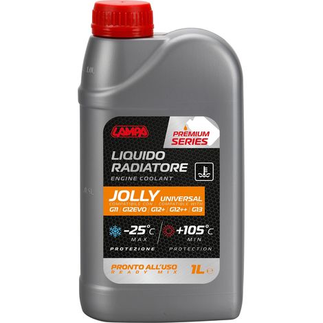 Premium Series Arancione Jolly Universal, liquido radiatore - (-25°C / +105°C) - 1 L (1/5)