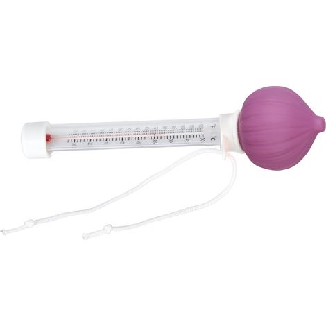 Schwimmendes Schwimmbadthermometer, dekorativ, präzises schwimmendes Wassertemperaturmessgerät in Zwiebelform (1/5)